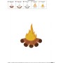 Campfire Machine Embroidery Design Pattern-2