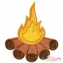 Campfire Applique Design Pattern-1