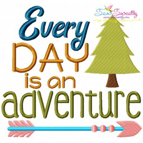 Everyday Adventure Embroidery Design Pattern-1