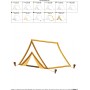 Camping Tent Applique Design Pattern-2