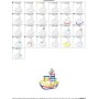 Colorful Fishing Boat-4 Applique Design Pattern-2