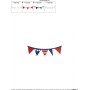 4th of July Buntings Patriotic Embroidery Design Pattern-2