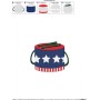 4th of July Drum Patriotic Embroidery Design Pattern-2