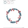 4th of July Floral Frame-4 Patriotic Embroidery Design Pattern-2