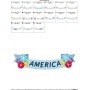 4th of July Ribbon-1 Patriotic Embroidery Design Pattern-2