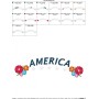 4th of July Floral America Embroidery Design Pattern-2