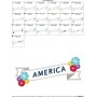 4th of July Ribbon-2 Patriotic Applique Design Pattern-2