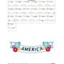 4th of July Ribbon-1 Patriotic Applique Design Pattern-2