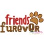 Friends Furever Embroidery Design Pattern-1