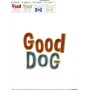 Good Dog Embroidery Design Pattern-2