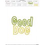 Good Dog Applique Design Pattern-2