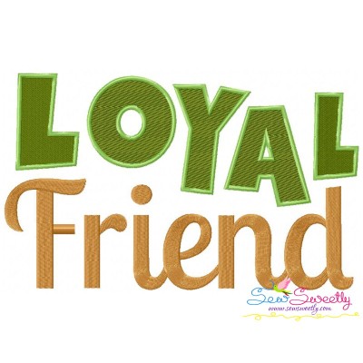 Loyal Friend Embroidery Design Pattern-1