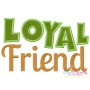 Loyal Friend Applique Design Pattern-1