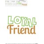 Loyal Friend Applique Design Pattern-2