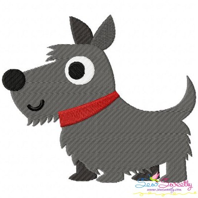 Scottie Dog Embroidery Design Pattern-1