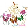 Magic Unicorns Embroidery Design Bundle-9