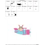 Bunny Pilot Embroidery Design Pattern-2