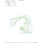 Vintage Stitch Mermaid-5 Embroidery Design Pattern-2