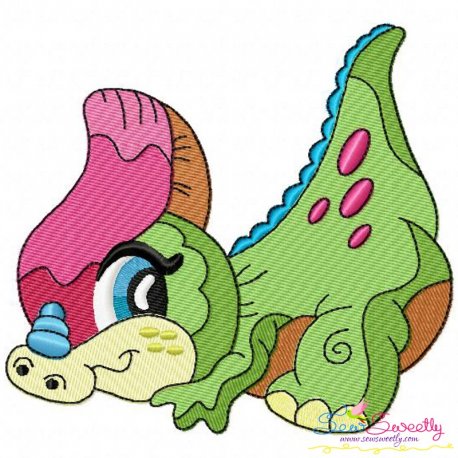 Baby Dinosaur-10 Embroidery Design Pattern-1