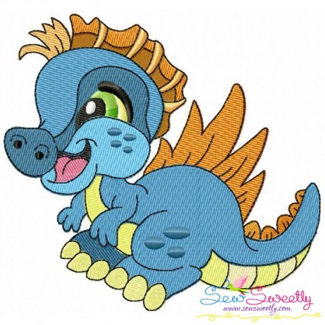 Baby Dinosaur-4 Embroidery Design Pattern