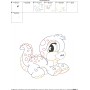 Vintage Stitch Baby Dinosaur-9 Embroidery Design Pattern-2