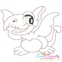 Vintage Stitch Baby Dinosaur-8 Embroidery Design Pattern-1