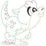 Vintage Stitch Baby Dinosaurs Embroidery Design Bundle-4