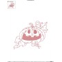 Redwork Halloween Pumpkin-7 Embroidery Design Pattern-2