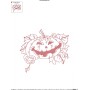 Redwork Halloween Pumpkin-5 Embroidery Design Pattern-2