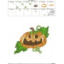 Halloween Pumpkin-7 Embroidery Design Pattern-2