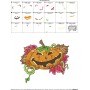 Halloween Pumpkin-5 Embroidery Design Pattern-2