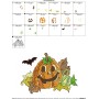 Halloween Pumpkin-3 Embroidery Design Pattern-2
