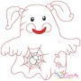 Vintage Stitch Little Ghost-6 Embroidery Design Pattern-1