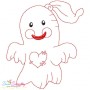 Vintage Stitch Little Ghosts Embroidery Design Bundle-4