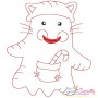Vintage Stitch Little Ghosts Embroidery Design Bundle-8