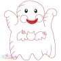 Vintage Stitch Little Ghosts Embroidery Design Bundle-10