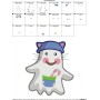 Little Ghost-7 Embroidery Design Pattern-2