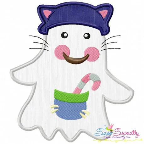 Little Ghost-7 Applique Design Pattern-1