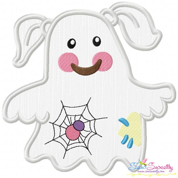 Little Ghost-6 Applique Design Pattern-1