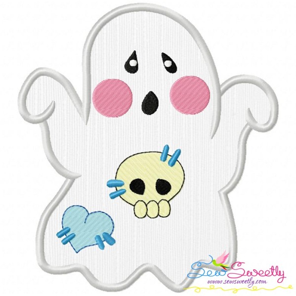 Little Ghost-4 Applique Design Pattern-1