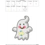 Little Ghost-2 Embroidery Design Pattern-2
