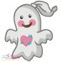 Little Ghosts Filled Stitch Embroidery Design Bundle-4