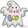 Little Ghosts Filled Stitch Embroidery Design Bundle-9