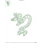 Vintage Stitch Chinese Dragon-5 Embroidery Design Pattern-2