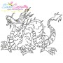 Vintage Stitch Chinese Dragons Embroidery Design Bundle-4