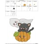 Halloween Friends-2 Embroidery Design Pattern-2