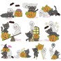 Halloween Friends Embroidery Design Bundle-1
