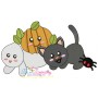 Halloween Friends Embroidery Design Bundle-4