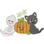 Halloween Friends Embroidery Design Bundle-9