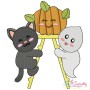 Halloween Friends Embroidery Design Bundle-10